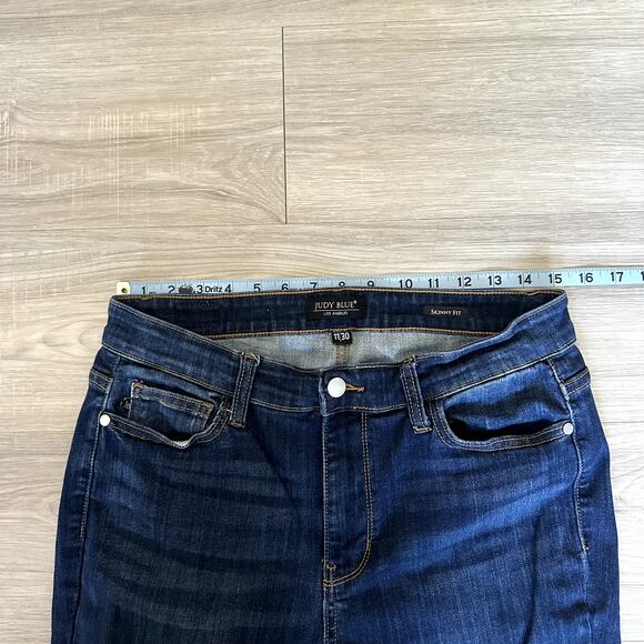 Judy Blue Jeans Skinny Fit Jeans Dark Wash Women's Size 11/30 - Picture 4 of 13
